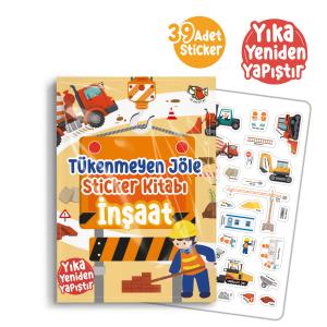 Tükenmeyen Jöle Sticker Kitabı İnşaat 