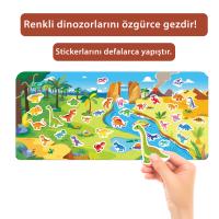 Tükenmeyen Jöle Stickerlar Dinozorlar 